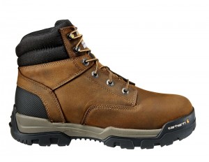 Buty Robocze Carhartt Ground Force Waterproof 6" Composite Toe Męskie Brązowe | QLK-426189