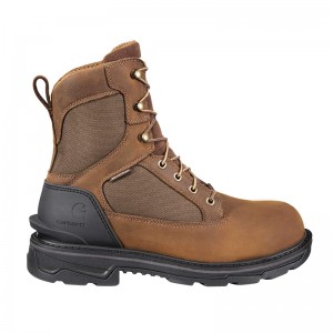 Buty Robocze Carhartt Ironwood 8" Soft Toe Męskie Brązowe | ZFT-135820