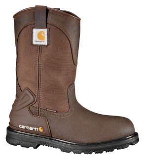 Kalosze Carhartt Heritage Waterproof 11" Steel Toe Męskie Brązowe | QBO-632845