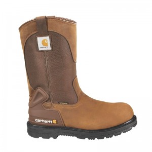 Kalosze Carhartt Heritage Waterproof 11" Steel Toe Męskie Brązowe | QNF-843621