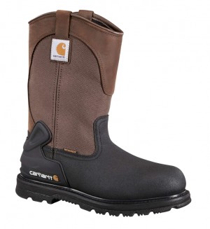 Kalosze Carhartt Heritage Waterproof Insulated 11" Steel Toe Męskie Brązowe | PER-256184