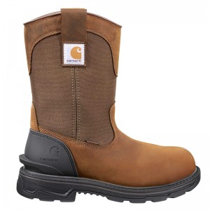 Kalosze Carhartt Ironwood Waterproof 11" Soft Toe Męskie Brązowe | PJW-329760