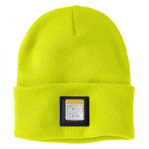 Kapelusz Carhartt Knit Cuff LED Light Beanie Męskie Głęboka Zielone | EBL-261835