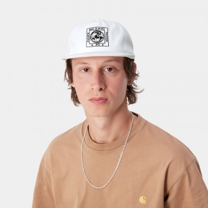 Kapelusz Carhartt Stamp Męskie Białe | CZD-051738