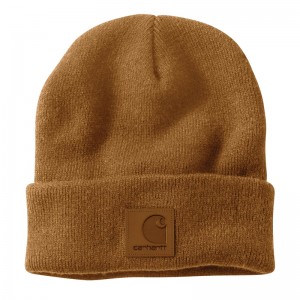 Kapelusz Carhartt Tonal Patch Beanie Damskie Brązowe | OHJ-807639