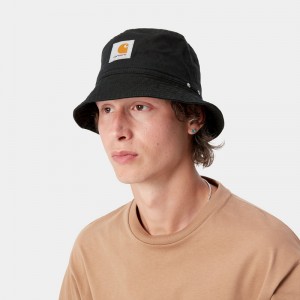 Kapelusz Carhartt Walter Bucket Męskie Czarne | BTL-905432