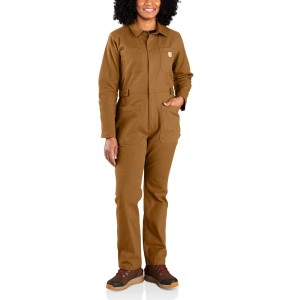 Kombinezon Carhartt Coverall Damskie Brązowe | WNO-521489