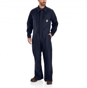 Kombinezon Carhartt Rugged Flex® Canvas Coverall Męskie Granatowe | UDS-461250