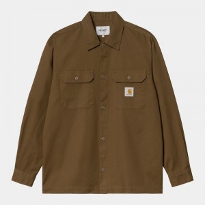 Koszule Carhartt Craft Męskie Brązowe | PNU-162079