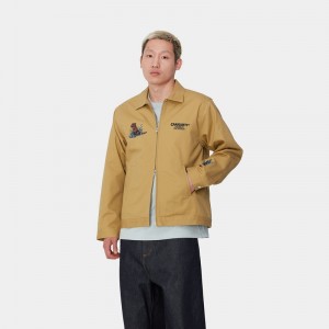 Kurtki Carhartt Ducks Męskie Khaki | WAN-390471