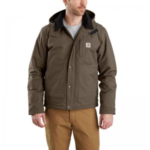 Kurtki Carhartt Full Swing® Relaxed Fit Ripstop Insulated Męskie Brązowe | FBC-679421