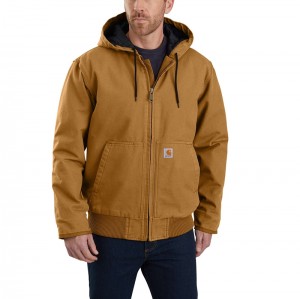 Kurtki Carhartt Insulated Active Jac Męskie Brązowe | XBM-065271