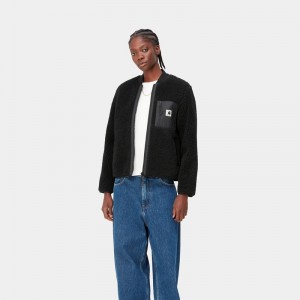 Kurtki Carhartt Janet Liner Damskie Czarne | PKY-765204