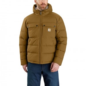 Kurtki Carhartt Montana Loose Fit Insulated Męskie Brązowe | LAC-327814