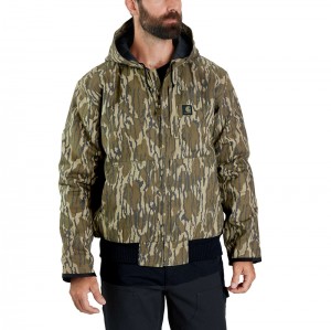 Kurtki Carhartt Rugged Flex® Duck Loose Fit Insulated Camo Active Męskie Camo | SAH-038216