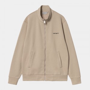 Kurtki Carhartt Script Embroidery Męskie Beżowe | HMC-316804