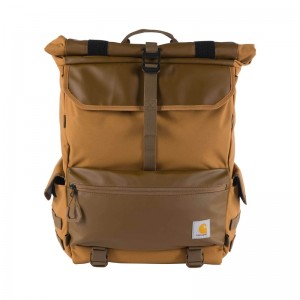 Plecak Carhartt 40L Nylon Roll-Top Damskie Brązowe | EDH-369248