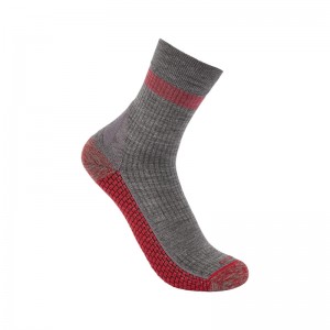 Socks Carhartt Force Grid Lightweight Synthetic-Merino Wool Blend Crew Damskie Szare | ZWE-712960