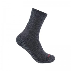 Socks Carhartt Force® Grid Midweight Merino Wool Blend Crew Damskie Ciemny Szare | JYM-862917