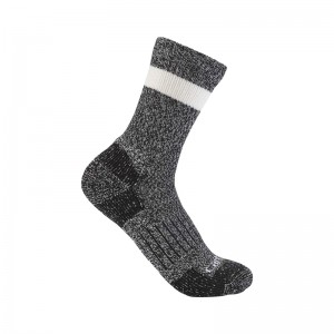 Socks Carhartt Midweight Crew Damskie Czarne | PMN-786459