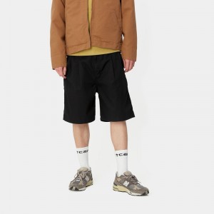 Spodenki Carhartt Albert Męskie Czarne | OMH-974302