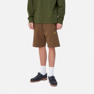 Spodenki Carhartt Chase Męskie Brązowe | ELT-405782