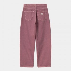 Spodnie Carhartt Brandon Damskie Fioletowe | BPZ-897540