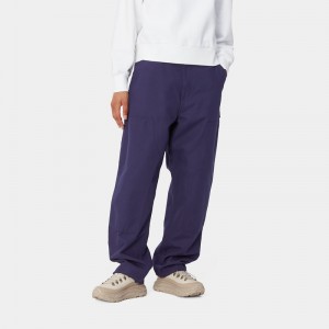 Spodnie Carhartt Brandon Double Knee Damskie Niebieskie | FKJ-975820