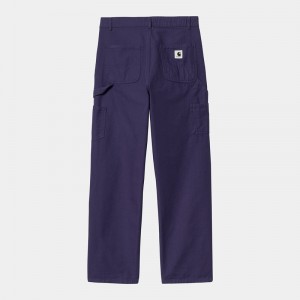 Spodnie Carhartt Pierce Straight Damskie Niebieskie | MWL-685390