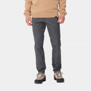 Spodnie Carhartt Sid Męskie Czarne | BOZ-307691