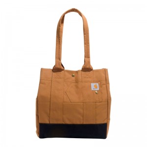 Torby Tote Carhartt Vertical Snap Damskie Brązowe | HNU-429587