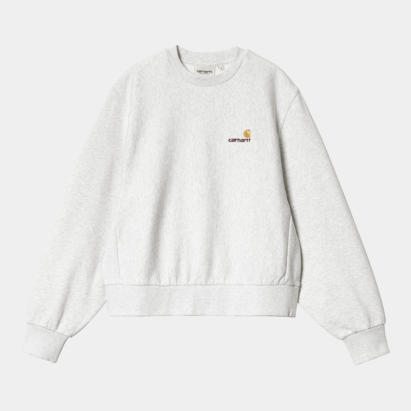 Bluza Carhartt American Script Damskie Białe | RSF-965140