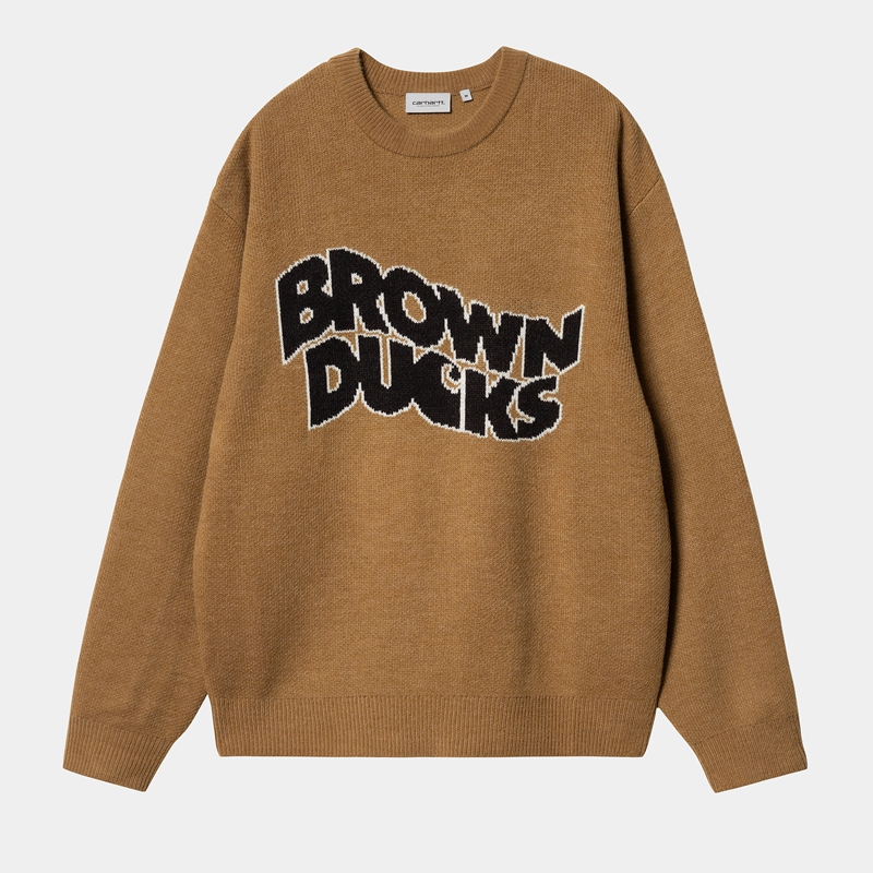 Bluza Carhartt Brown Ducks Męskie Brązowe | HKZ-873601