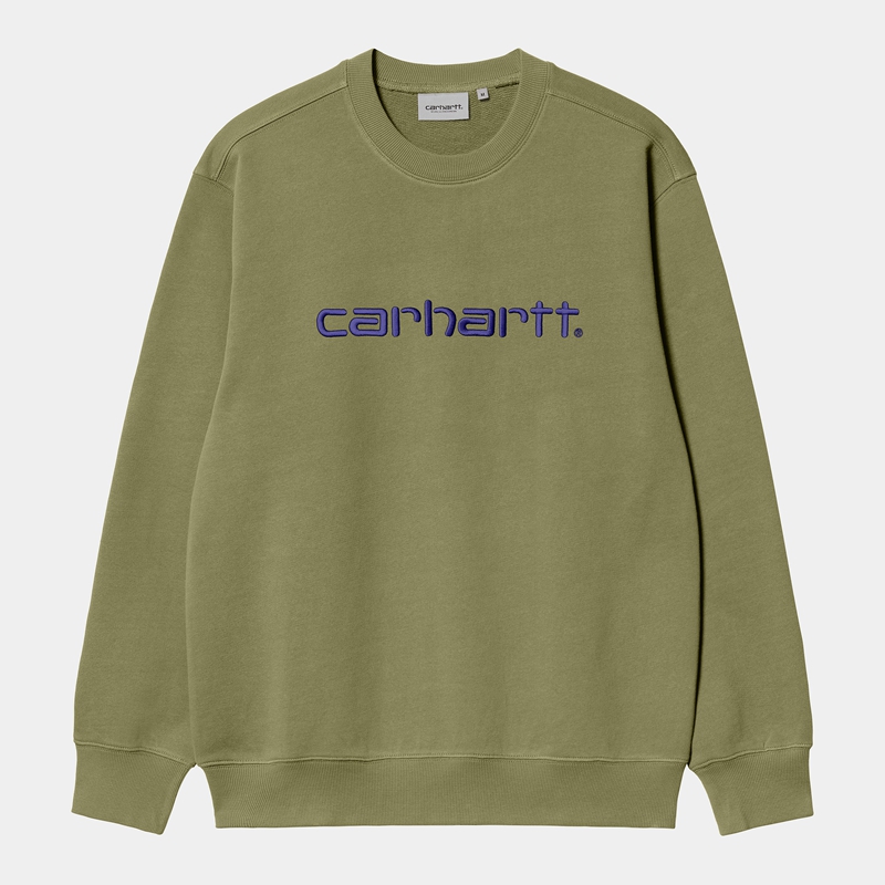 Bluza Carhartt Carhartt Męskie Zielone | BVP-465327