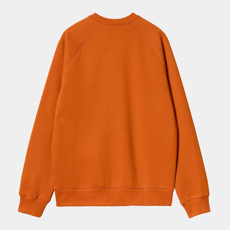 Bluza Carhartt Chase Męskie Pomarańczowe | OZB-689053