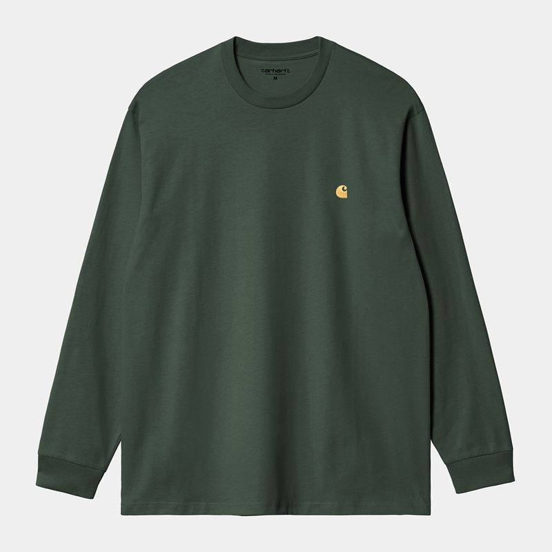 Bluza Carhartt Chase Męskie Zielone | UZY-086429