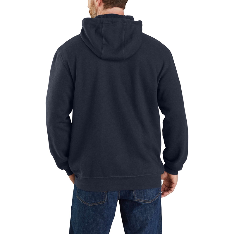 Bluza Carhartt Flame-Resistant Force® Loose Fit Midweight Hooded Zip Front Męskie Granatowe | QDI-687243