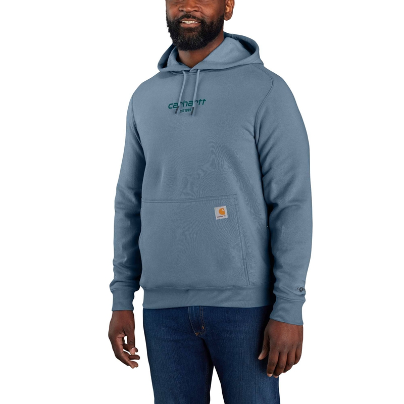 Bluza Carhartt Force® Relaxed Fit Lightweight LogoGraphic Męskie Szare | ZNB-205837