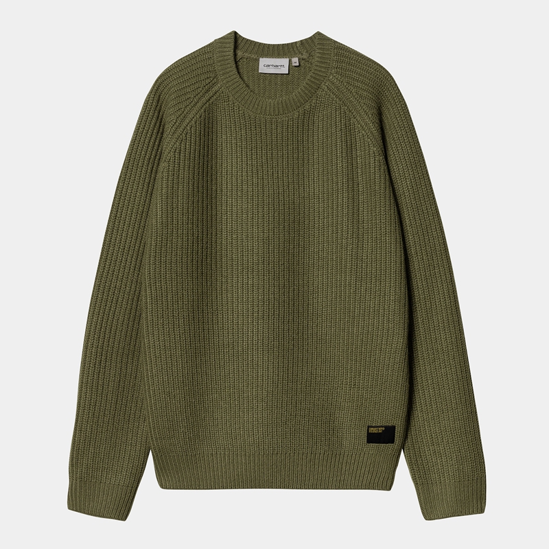 Bluza Carhartt Forth Męskie Zielone | KON-604517