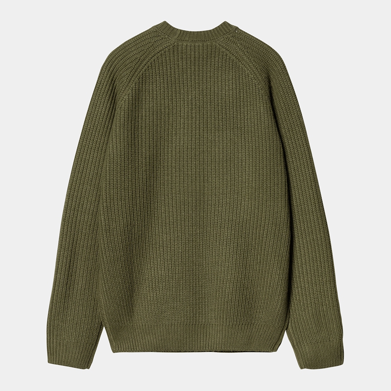 Bluza Carhartt Forth Męskie Zielone | KON-604517