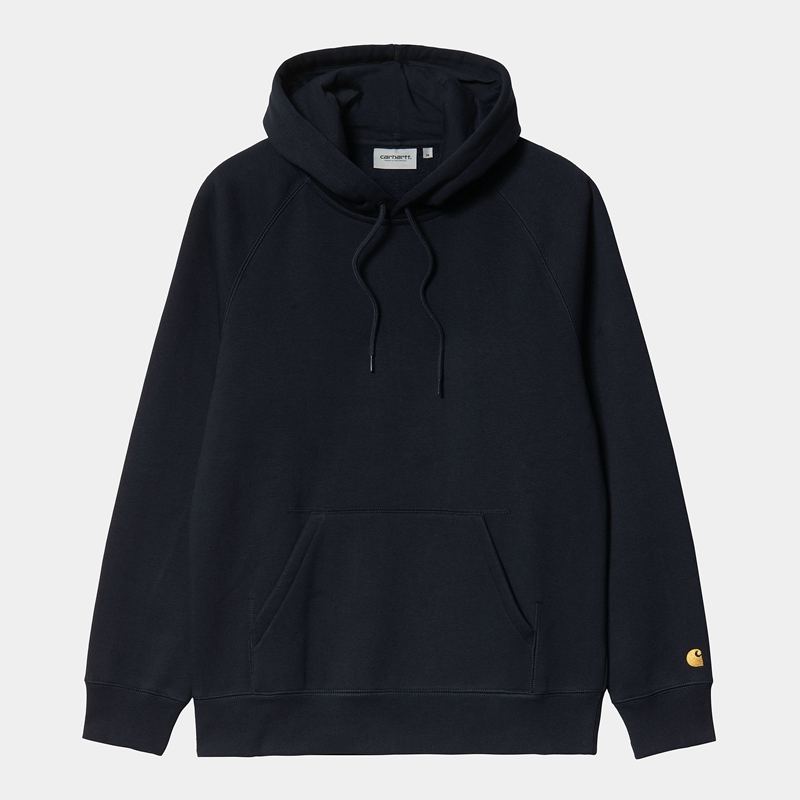 Bluza Carhartt Hooded Chase Męskie Granatowe | ZUC-198043