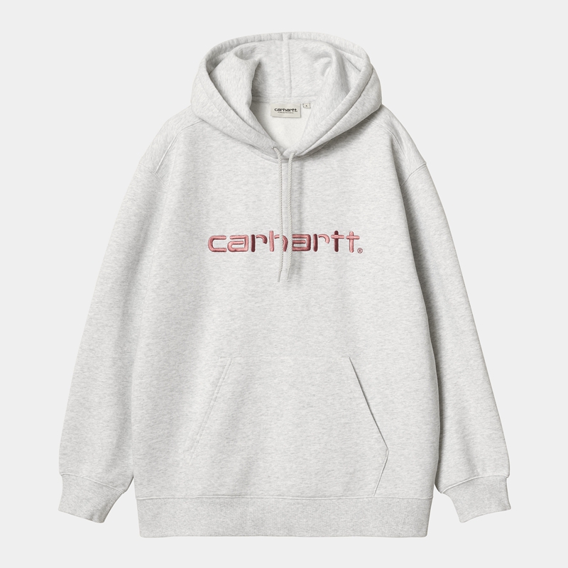 Bluza Carhartt Hooded Damskie Szare | NOU-841035