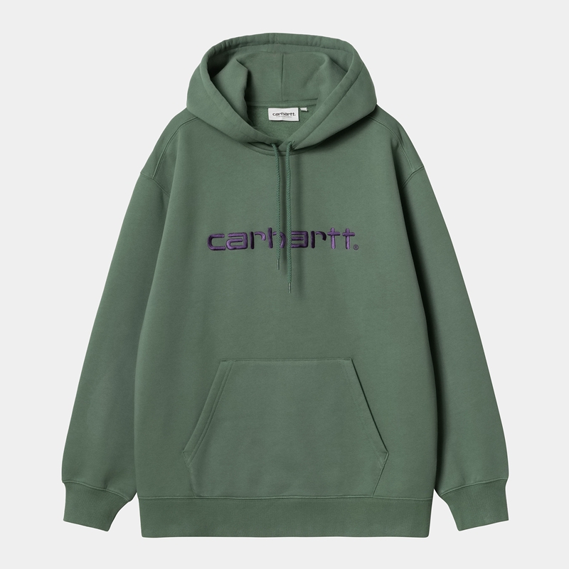 Bluza Carhartt Hooded Damskie Zielone | OPL-158942