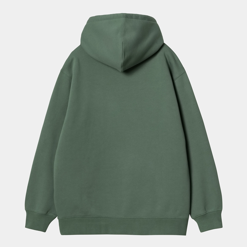 Bluza Carhartt Hooded Damskie Zielone | OPL-158942