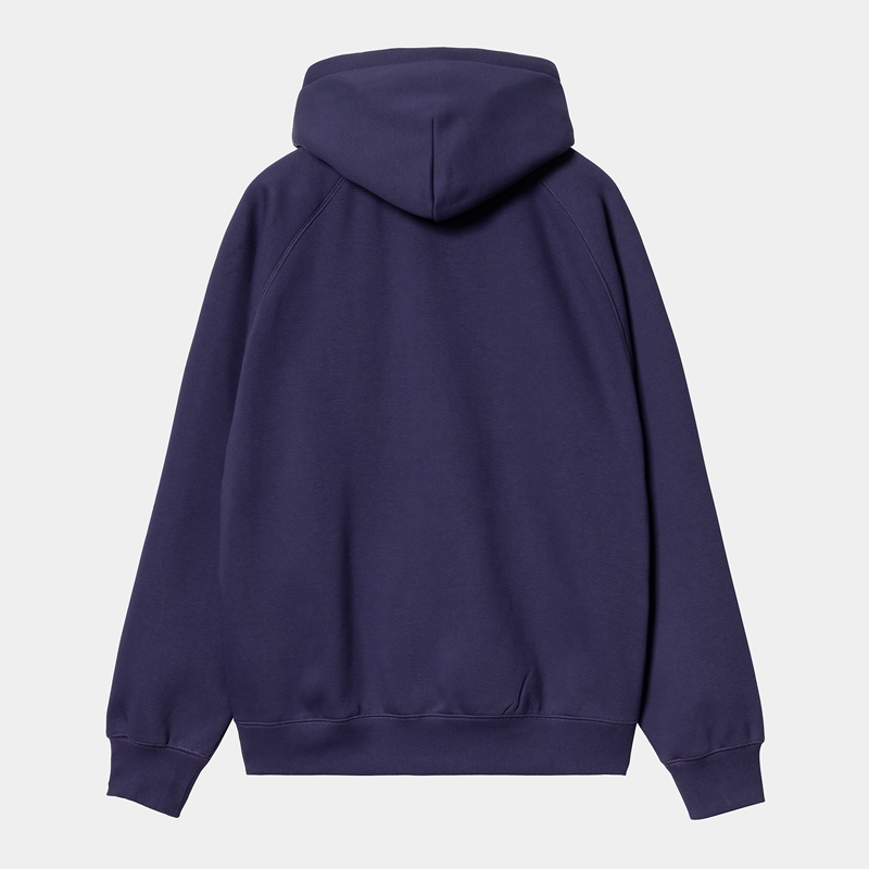 Bluza Carhartt Hooded Yute Męskie Niebieskie | IBN-519038