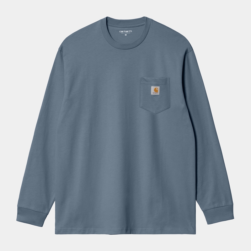 Bluza Carhartt Pocket Męskie Niebieskie | HPE-596823