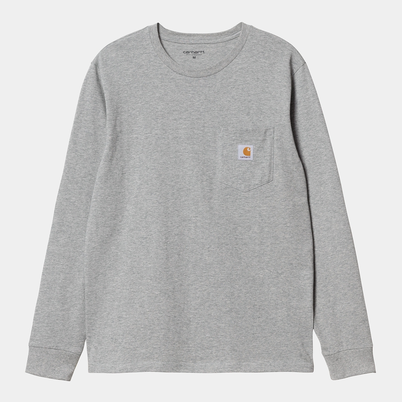 Bluza Carhartt Pocket Męskie Szare | YSZ-613945