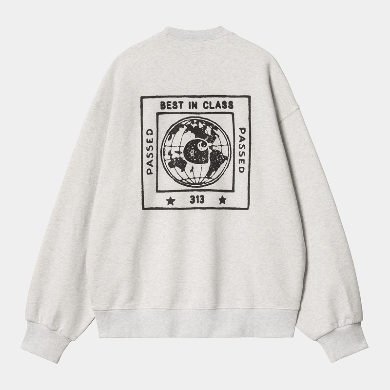 Bluza Carhartt Stamp Męskie Szare | QDM-926504