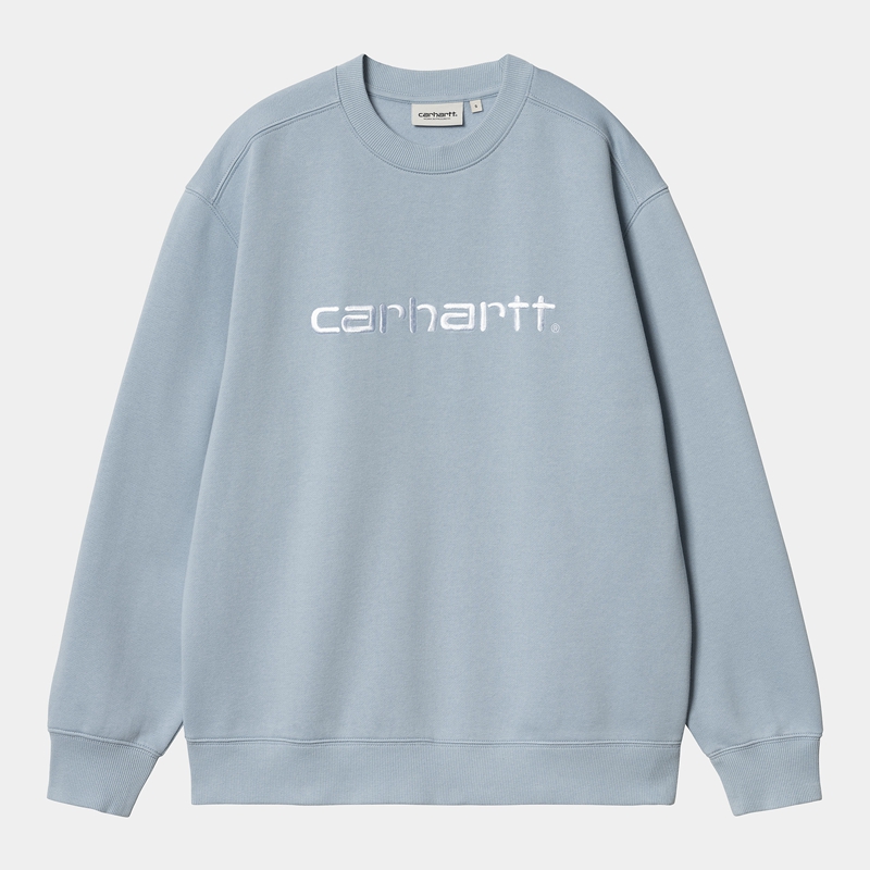 Bluza Carhartt W' Damskie Niebieskie | TIF-687231