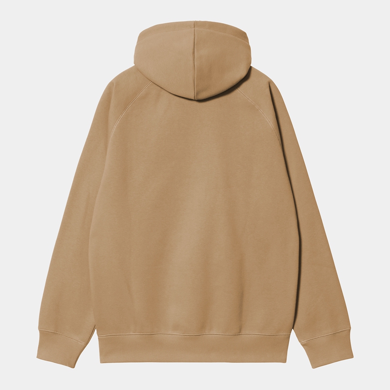 Bluza z Kapturem Carhartt Hooded Chase Męskie Khaki | JLR-279603